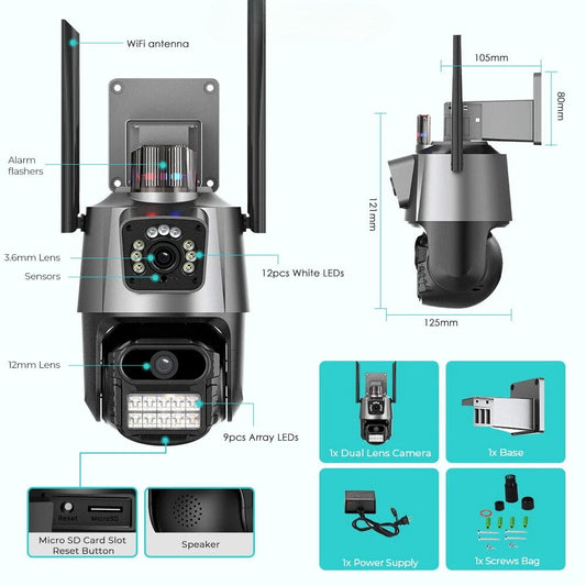 CAMARA DOBLE LENTE 8 MP ZOOM
